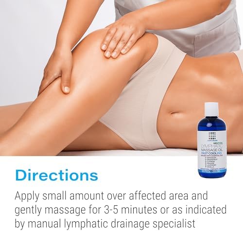 Lymphatic Drainage Massage Oil for Massage Therapy, Arnica & Menthol,8.5 Oz - Image 5