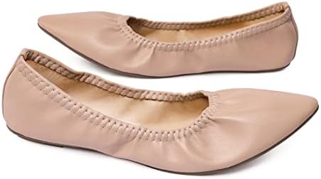 Women's Ballet Flat Slip On Flats - Classic Casual Dress Shoes, Foldable Portable Travel Ballet Walking Shoes - Image 6