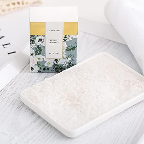 Spa Gifts for Women 8 Pcs Spa Luxetique Gift Baskets with Hand Cream Bath sets for Her Jasmine Christmas Gift Sets - Image 4