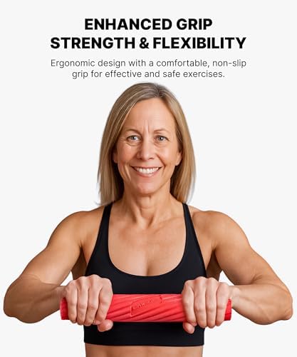 DMoose Fitness Flex Resistance Bar for Physical Therapy - Non-Slip Odorless Material, Exercise Bar for Tennis & Golfers Elbow Tendonitis Relief - Wrist and Forearm Strengthener & Grip Strength Trainer - Image 3