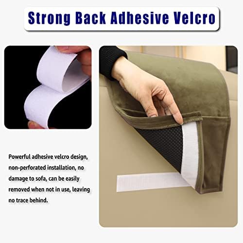 Non-Slip Head Pillow for Recliners - Neck Support Cushion with Velvet Cover for Pain Relief at Home, Office and Travel (Camel) - Image 4
