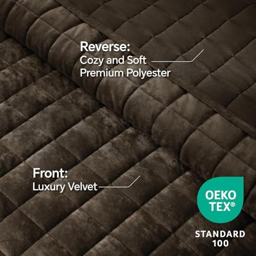 BEDELITE Velvet Quilt Set King Size, Luxury Velvet Comforter Bedding - Image 3