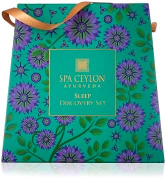 Spa Ceylon Ayurveda Sleep Discovery Set – 4-Piece Natural Bedtime Gift Set with Lavender, Ylang Ylang & Patchouli – Shower Gel, Body Milk, Pillow Mist & Hydrating Butter - Image 3