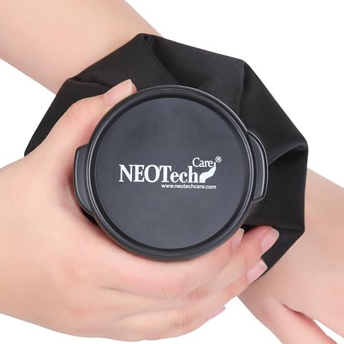 Neotech Care Ice Bag with Screw Top Lid (Black, 5 inch) by NEOtechCare