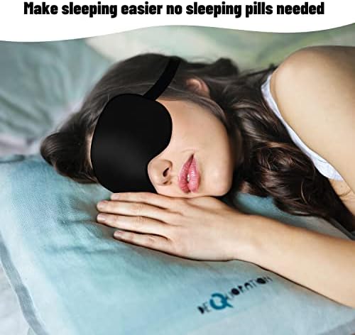Silk Sleep Mask, Blackout Eye Mask for Sleeping with Adjustable Strap - Image 5