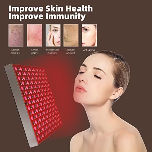 LED-Red-Light-Therapy-Device - 45W LED Panel Deep 660nm and Near-Infrared 850nm Light Combo for Skin Beauty, Pain Relief of Muscles and Joints - Image 3