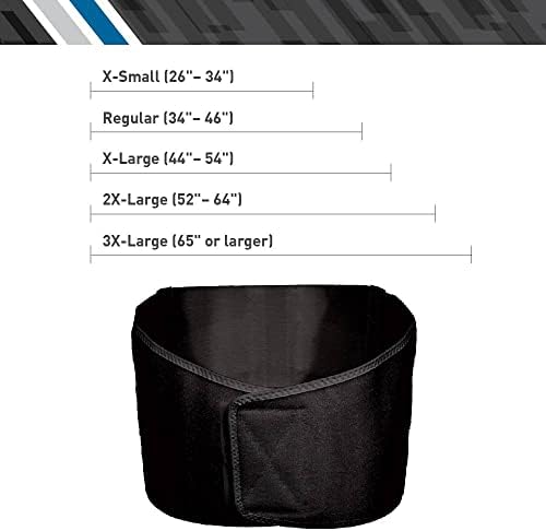 BodyMed Sure-Fit™ Two-Pull Lumbosacral Support, Black, Regular – Lower Back Stabilizer – Secure Lumbar Wrap to Support & Stabilize Core Muscles – All-Day Support at Home, In the Office, & Gym - Image 3