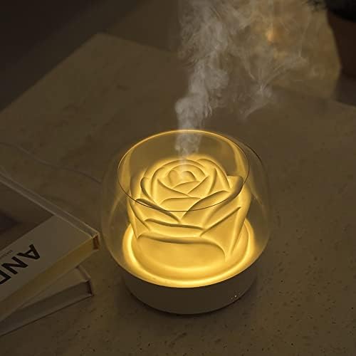 Diffusers for Essential Oils Large Room: SEVEYEE 500ml Aromatherapy Diffuser for Home Bedroom - Big Capacity Running 24 Hours Waterless Auto Off with 7 Colors Lights - White - Image 3