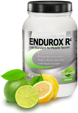 Endurox PacificHealth R4 Recovery Drink Mix, Lemon Lime, 28 Servings by Endurox