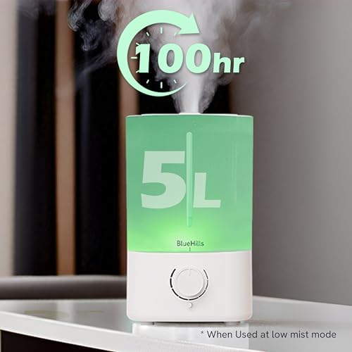 BlueHills Premium 5000 ML XL Essential Oil Diffuser Humidifier Large White - Image 2