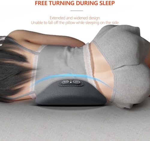 Back Massager for Sciatica Pain Relief, 3-in-1 Lumbar Support Device with Traction & Heat, Lower Back Pain Relief, Neck and Back Massage Pillow - Image 6