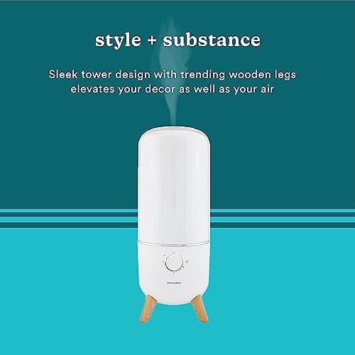 Homedics Ultrasonic Humidifier, Bedrooms and Home Offices, 0.97-Gallon Tank - Image 5