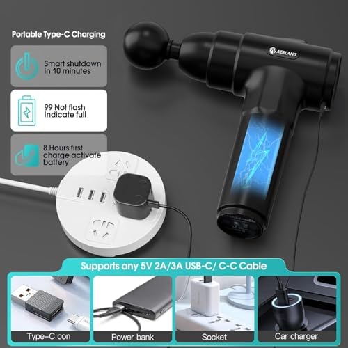 Massage Gun Back Massager Deep Tissue for Athletes Christmas Gift for men - Image 5
