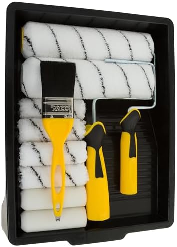 CORAL Easy Coater Decorating Paint Roller Tray & Frame Set, 12 Piece Pack, Roller Brush, 10501 - Image 2