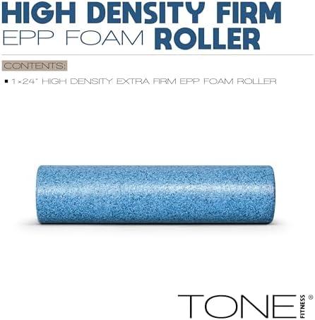 Tone Fitness High Density EPP Foam Exercise Foam Roller for Yoga, Pilates, Stretching, Massage, and Recovery | Multiple Sizes and Colors - Image 2