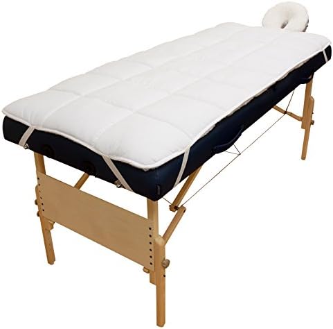 Body Linen Abundance Deluxe Quilted Fleece Massage Table Pad Set. Includes Face Cradle Cover & Table Pad. Microfiber Fleece is Lint Free, Super Soft & Cushy. - Image 2