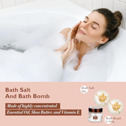 Mothers Day Gifts for Women –18Pcs Bath and Body Gift Basket Set for Women and Mom, Spa Basket Set Spa Kit Bath Gifts | Self Care, Birthday, Christmas, Valentines Day Bath Gift Baskets for Her - Image 4