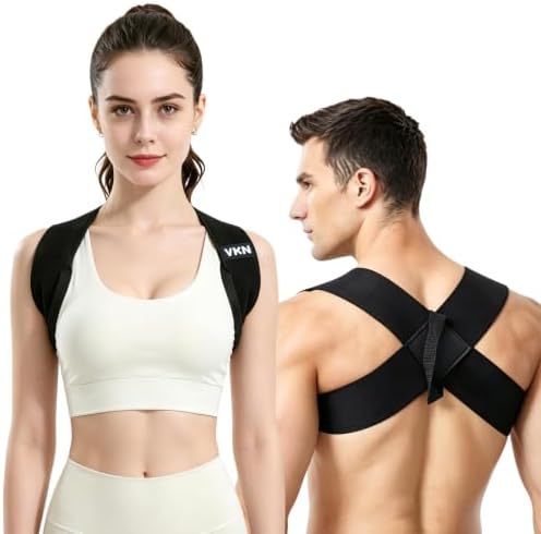 VKN Posture Corrector for Men and Women One-Piece Back Brace Exercise(S) by VKN-PosturePerfectForYou