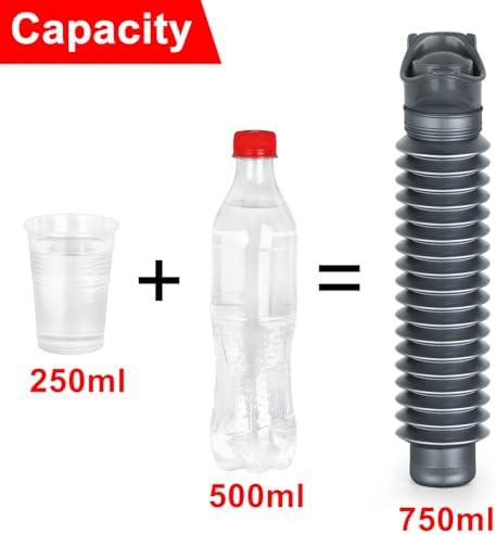 Portable Urinal, Portable Car Urinal for Men and Women, 750ml, Leakproof - Image 3