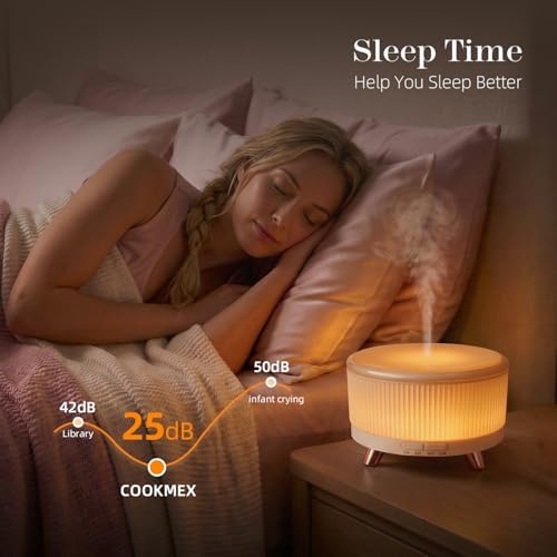 500ml Essential Oil Diffuser, Ultrasonic Aromatherapy Diffuser - Image 3