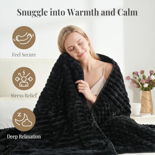Topblan Weighted Blanket for Adults Queen Size 60 x 80 20lbs, Sherpa Fleece - Image 4