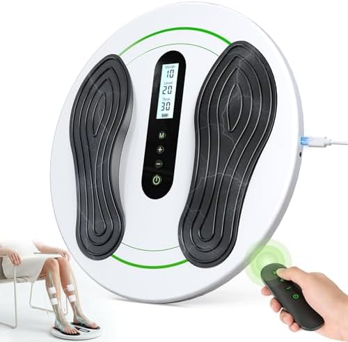 Transcutaneous Electrical Nerve Stimulator for Feet, EMS Foot Massager for Neuropathy NMES Stimulator Circulation and Pain Relief, Electric Foot Massager with 4 TENS Unit Muscle Stimulator Pads by Unknown