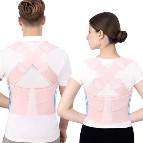 Posture Corrector for Women & Men Back Brace hunchback Straightener by StraightenPostureSupportBackEmbraceConfidentPosture