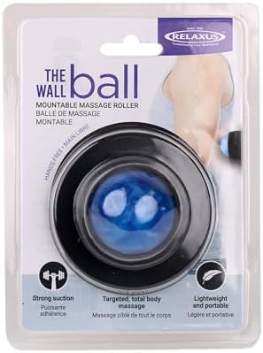 Relaxus The Wall Ball - Versatile 3-in-1 Mountable Massage Roller with Strong Suction for Hands-Free Use - Image 4