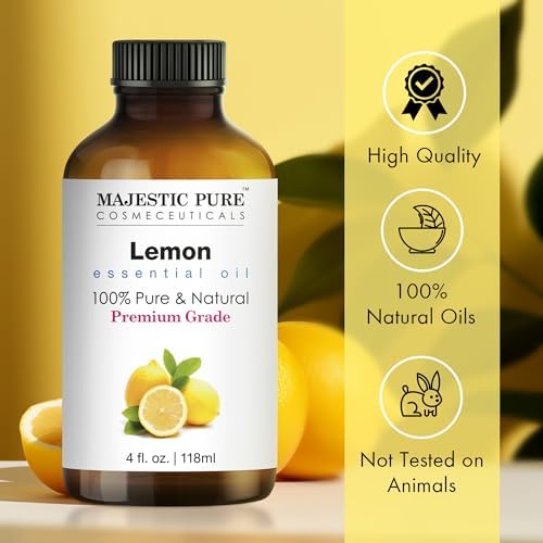 Majestic Pure Lemon Essential Oil for Diffuser - 4 Fl Oz - Image 3