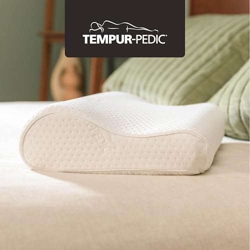 TEMPUR-Pedic, Standard TEMPUR-Neck Pillow, Small Profile-2-Pack, White 2 Count - Image 2