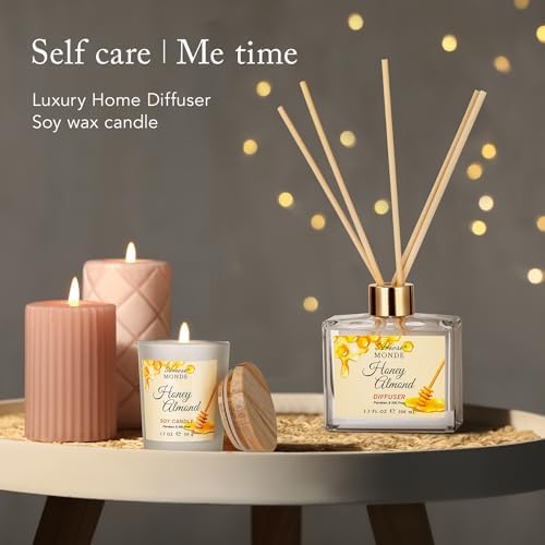 Bath and Body Gift Set, 15pcs Honey Almond Gift Basket for Women Mom Sister - Image 7