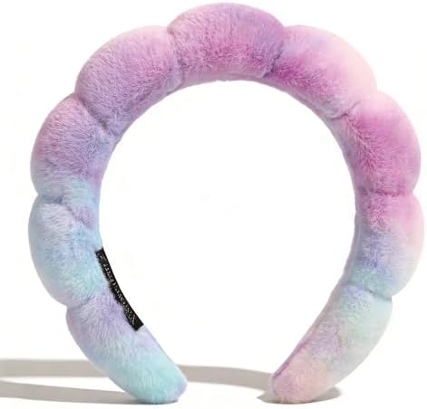 Ayesha Spa Headband for Washing Face Makeup Skincare Fuzzy Sponge Hair band by AYESHA