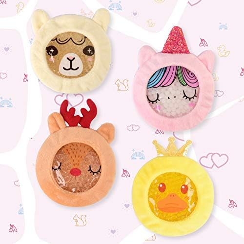 Leonns Kids Ice Packs for Boo Boos | Reusable Gel, Unicorn Cover, 4-Pack by LEONNS