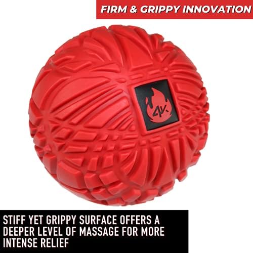 4KOR Massage Balls for Trigger Point Therapy - Myofascial Release Ball - Muscle Relief for Back, Neck, Shoulder, Foot Pain - Fitness Massage Balls for Mobility - Deep Tissue Release Ball - Image 6
