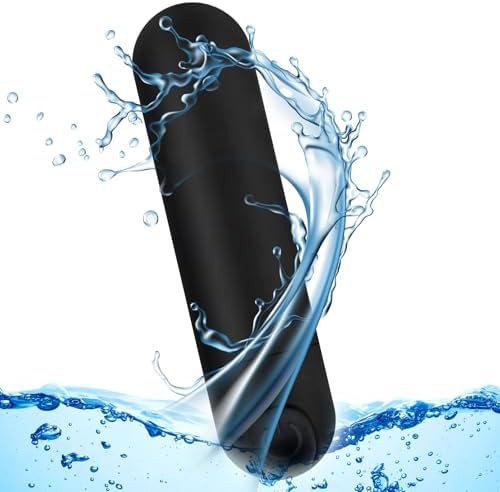 Kverg Handheld Electric Back Massager - Mini Waterproof&Rechargeable Handheld Deep Tissue Neck Black by Aroprank