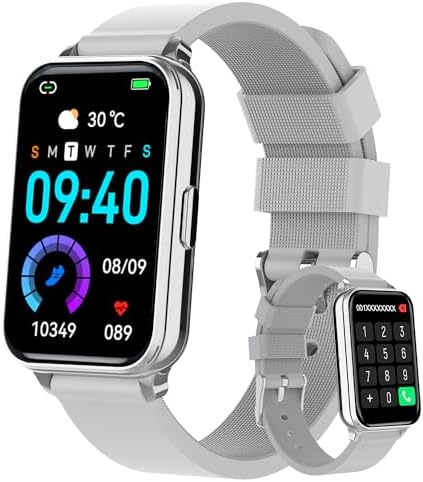 Smart Watch Fitness Tracker Make/Answer Calls for Women Men with Heart Rate Blood Oxygen Sleep Monitor Sports Modes Step Calorie Counter IP68 Waterproof for Android Phones and iPhone by Unknown