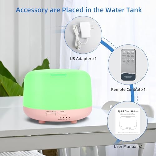 SPLITSKY 300ml Essential Oil Diffuser with Remote and Quiet Operation - Image 5