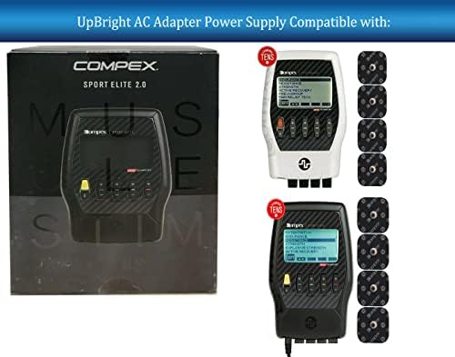 UpBright 9V AC/DC Adapter Compatible with Compex Sport Elite Performance Muscle Kit REF 62508000 1501000 2.0 Muscle Stim + Tens ELI Set ELI 506110TENS CX182WI01 6830xx 9VDC Power Supply Cord Charger - Image 2