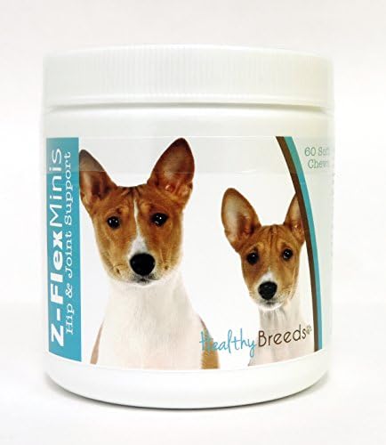 Healthy Breeds Basenji Z-Flex Minis Hip and Joint Support Soft Chews 60 Count by HealthyBreeds