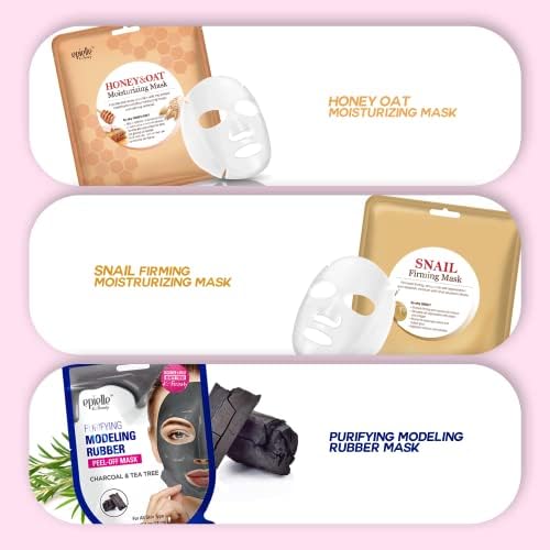Epielle Best of K-Beauty Kit, 6 Home Spa Essentials, At-Home Spa Kit for Radiant Skin, Self Care Gifts for Women, Korean Skin Care Set, Stocking Stuffers - Image 4
