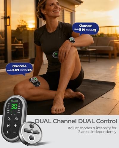 KingPavonini Wireless TENS Unit Muscle Stimulator, 48 Modes, Model HZ9151B - Image 5