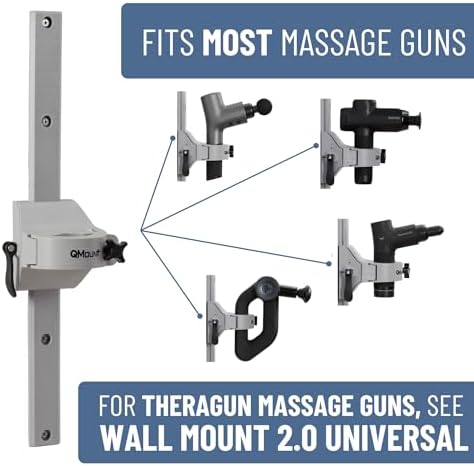 Massage Gun Holder & Wall Mount – Hands-Free for Full Body Muscle Recovery – Fully Adjustable Massage Gun Wall Mount Holder – Heavy Duty, No-Slip, Supports Deep Massaging (Wall Mount) - Image 2