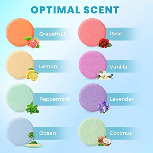 CalmNFiz Shower Steamers Aromatherapy Self Care Gifts 8 Pack Set, Green - Image 3