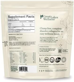 Great Lakes Wellness Collagen Peptides Powder, Unflavored, 64 oz - Image 2