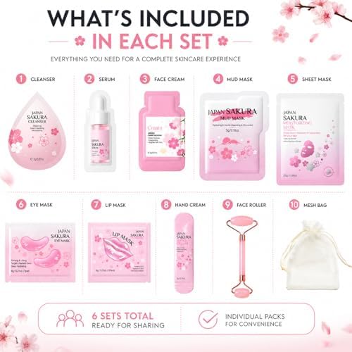 60PCS Spa Party Supplies for Girls, Sleepover Birthday Party Kit - Image 5