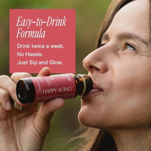 Happy Aging Liquid NAD+ Supplement for Women | Liposomal Nicotinamide Riboside & Resveratrol Shots for Energy, Skin Health & Brain Fog | NMN Alternative with Antioxidants | 10 Shots, 30-Day Supply - Image 6