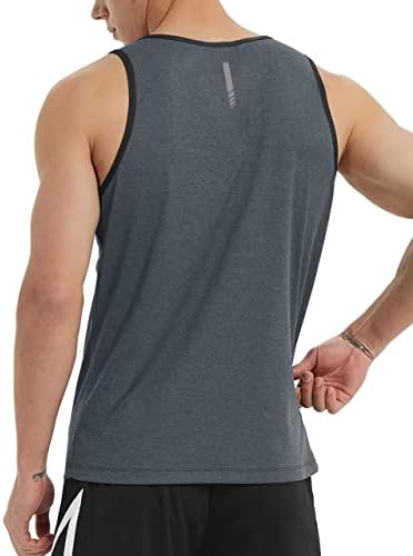 EZRUN Men's Quick Dry Workout Tank Top UPF 50+ Sweat-Wicking Gym Shirt - Image 3