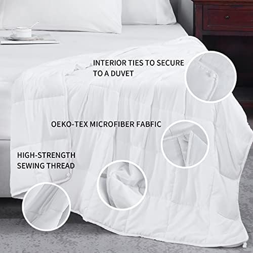 L'AGRATY Weighted Blanket - 48"x72" 15lbs Cooling Breathable Heavy Blanket Microfiber Material with Glass Beads for Adult All-Season Summer Fall Winter Soft Thick Comfort - Image 6