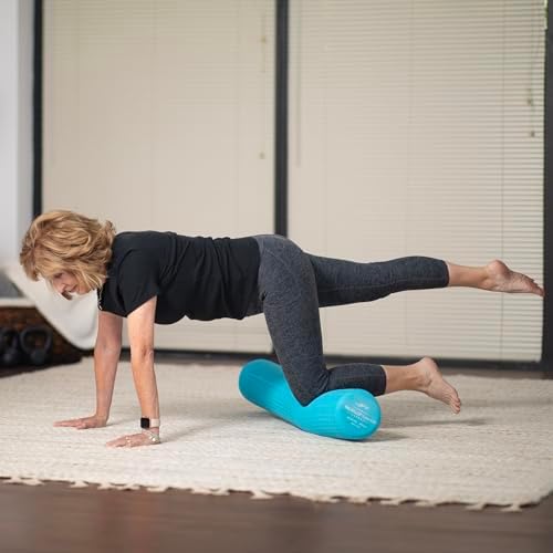 OPTP PRO-Roller Super Soft Density Foam Roller – Round, Light Blue, 36"x 6" - Image 6