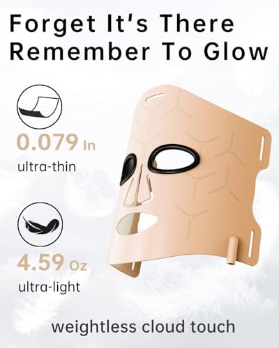 Infrared Red Light Therapy Mask for Face, Cordless Skincare Device - Image 5